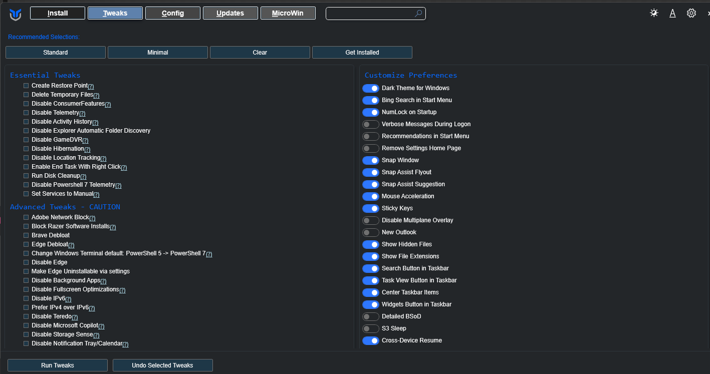 Chris Titus Tech Windows Toolbox | Free Windows Debloat Tool