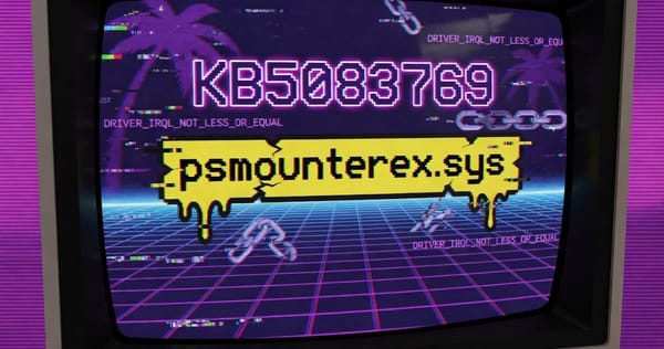 KB5083769 Breaks Macrium and Acronis: psmounterex.sys