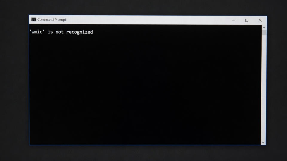 Fix 'wmic' Is Not Recognized in Windows 11